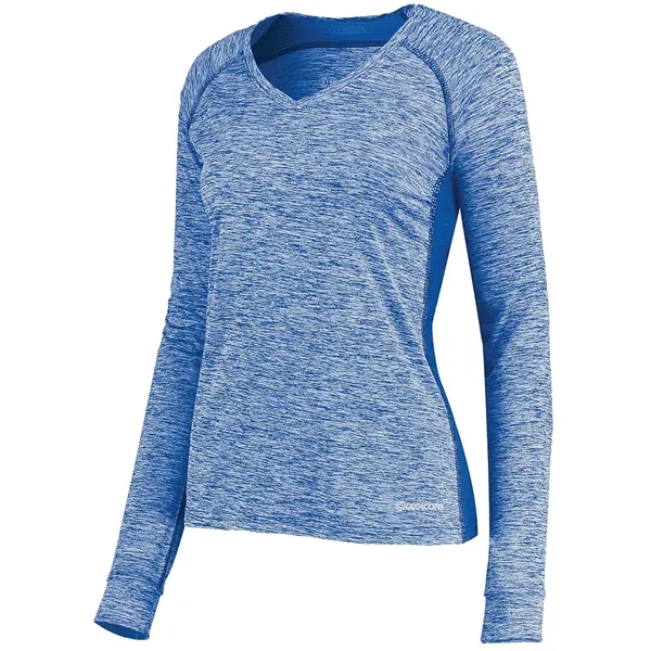 Holloway Ladies Electrify Coolcore Long Sleeve Tee - Holloway Ladies Electrify Coolcore Long Sleeve Tee - Image 9 of 11