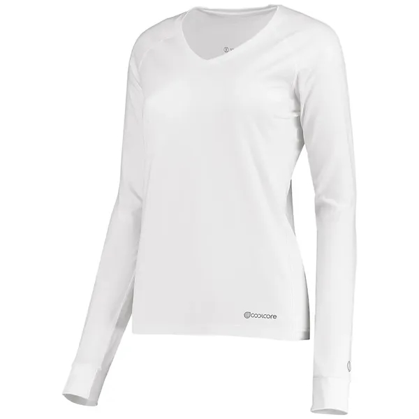 Holloway Ladies Electrify Coolcore Long Sleeve Tee - Holloway Ladies Electrify Coolcore Long Sleeve Tee - Image 11 of 11