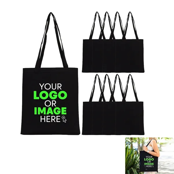 Blank Canvas Tote Bag Trade Show Giveaway Gift for Clients - Blank Canvas Tote Bag Trade Show Giveaway Gift for Clients - Image 0 of 7