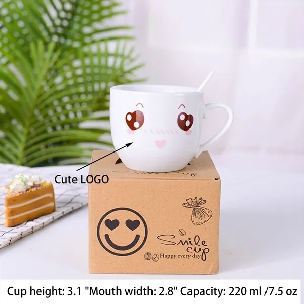 7.5oz Ceramic Cup Creative Event Gift Mugs MOQ 50PCS - 7.5oz Ceramic Cup Creative Event Gift Mugs MOQ 50PCS - Image 3 of 3