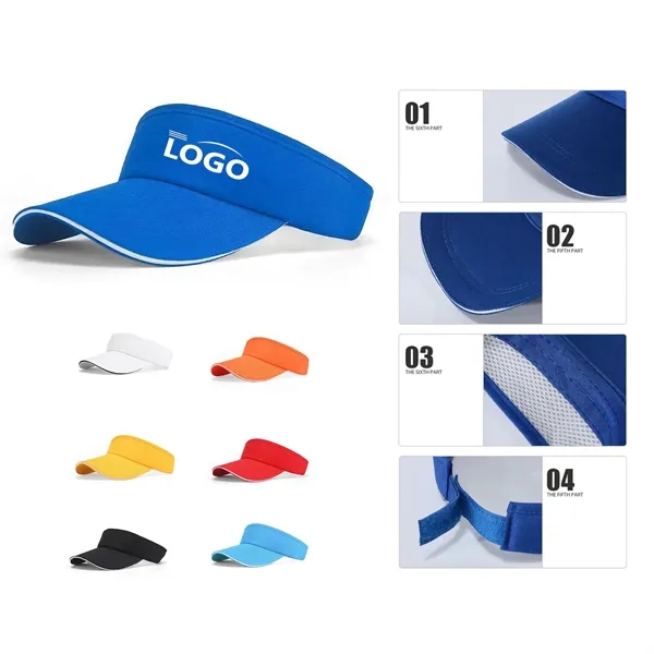 Athletic Sports Sun Visor Hat MOQ100 - Athletic Sports Sun Visor Hat MOQ100 - Image 0 of 8