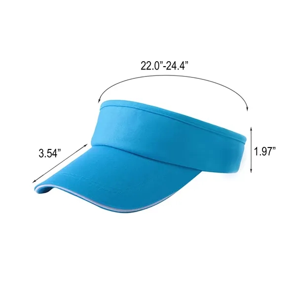 Athletic Sports Sun Visor Hat MOQ100 - Athletic Sports Sun Visor Hat MOQ100 - Image 1 of 8