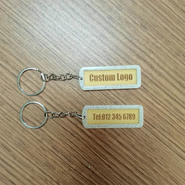 Wheat Straw Keychain - Wheat Straw Keychain - Image 1 of 4