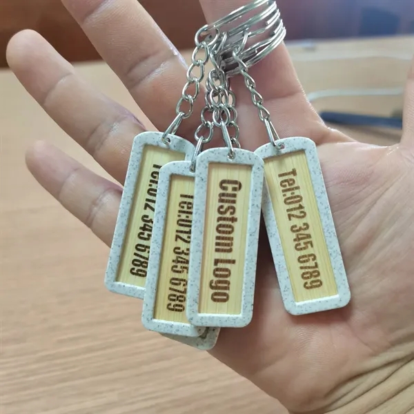 Wheat Straw Keychain - Wheat Straw Keychain - Image 3 of 4