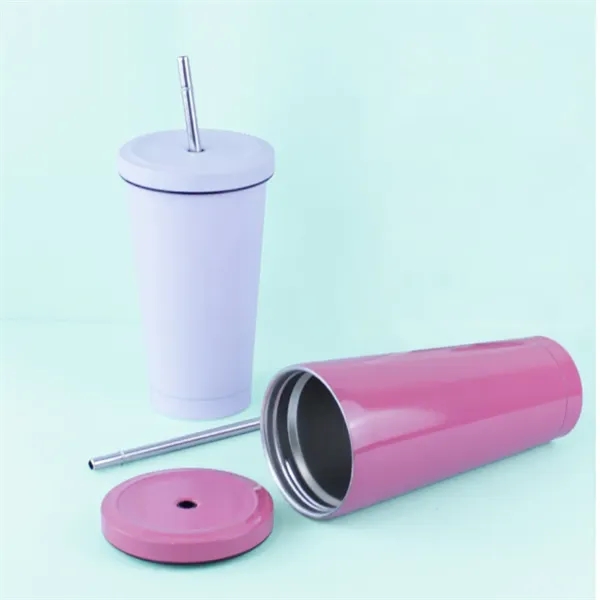 24 OZ Insulated Stainless Steel Coffee Mug Tumbler - 24 OZ Insulated Stainless Steel Coffee Mug Tumbler - Image 2 of 9