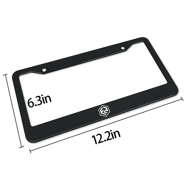 Aluminum Alloy License Plate Frame with Screw Caps - Aluminum Alloy License Plate Frame with Screw Caps - Image 1 of 1