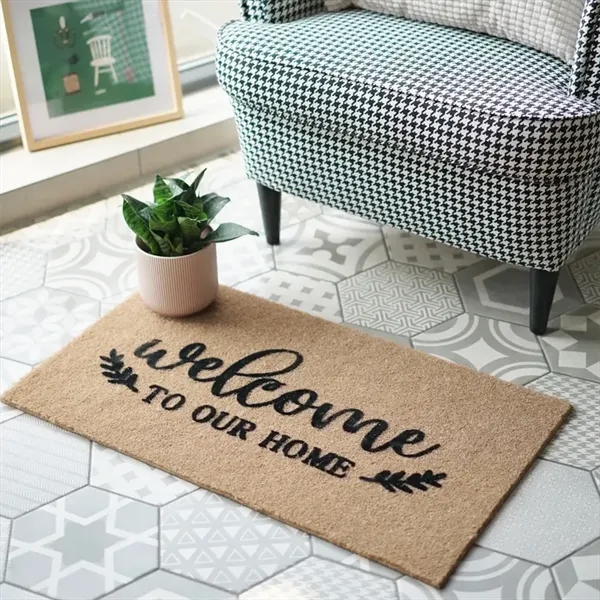 Classic Coir Doormat - High-Quality Polyester Outdoor Mat - Classic Coir Doormat - High-Quality Polyester Outdoor Mat - Image 3 of 3