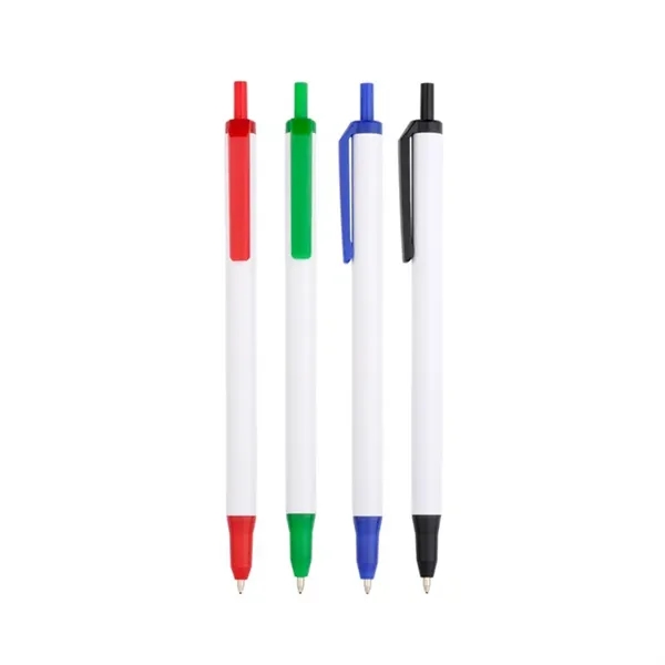 Basics Ballpoint Pen Clic Stic Medium Point Retractable - Basics Ballpoint Pen Clic Stic Medium Point Retractable - Image 0 of 1