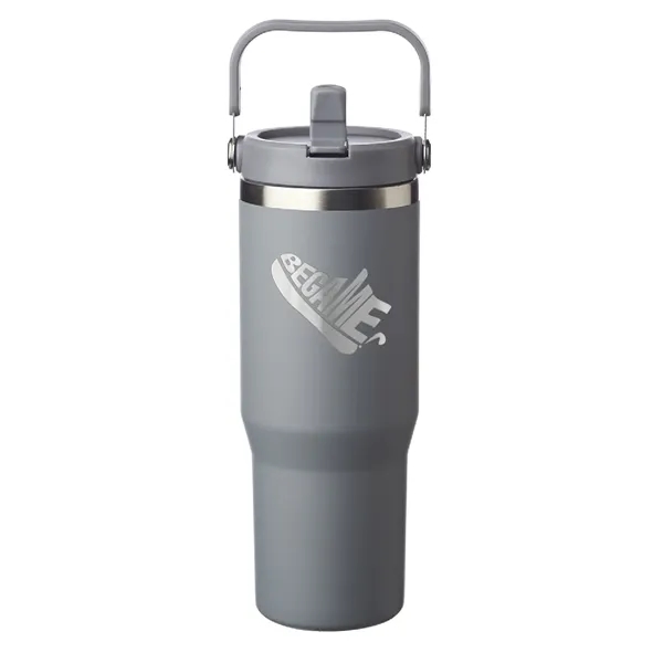 30 oz Trekker Travel Mug with Handle (Laser Engraved) - 30 oz Trekker Travel Mug with Handle (Laser Engraved) - Image 1 of 3