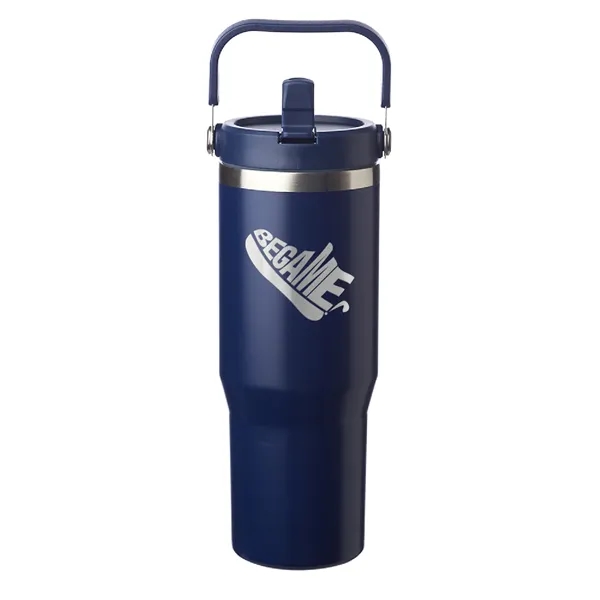 30 oz Trekker Travel Mug with Handle (Laser Engraved) - 30 oz Trekker Travel Mug with Handle (Laser Engraved) - Image 2 of 3