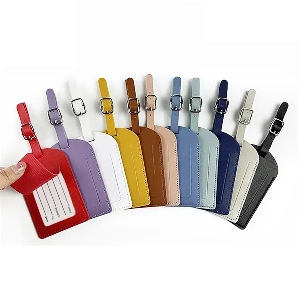 PU Leather Luggage Tag - PU Leather Luggage Tag - Image 0 of 2