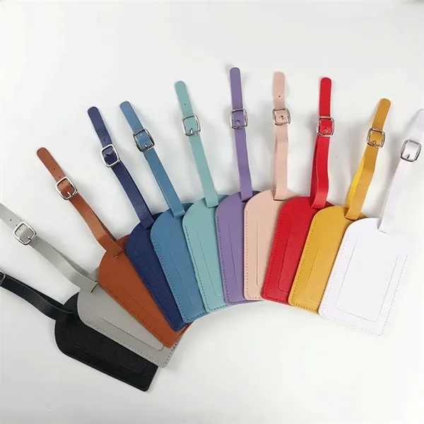 PU Leather Luggage Tag - PU Leather Luggage Tag - Image 1 of 2