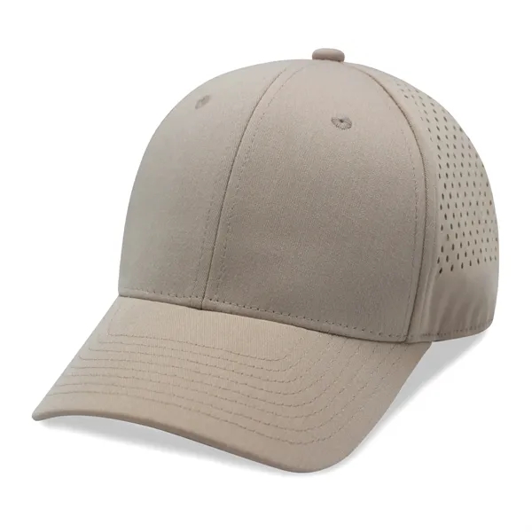 6 Panels Laser Cut Mesh Quick Dry Golf Trucker Cap - 6 Panels Laser Cut Mesh Quick Dry Golf Trucker Cap - Image 7 of 9