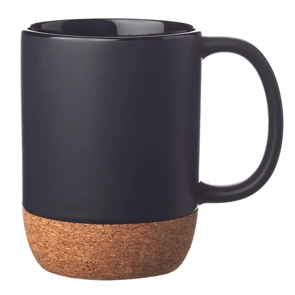 15 oz Bottom Matte Cork Ceramic Mugs - 15 oz Bottom Matte Cork Ceramic Mugs - Image 1 of 4