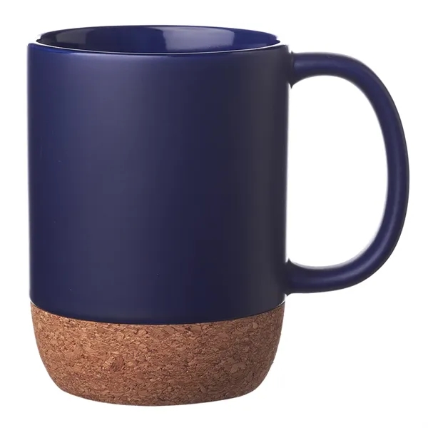 15 oz Bottom Matte Cork Ceramic Mugs - 15 oz Bottom Matte Cork Ceramic Mugs - Image 2 of 4