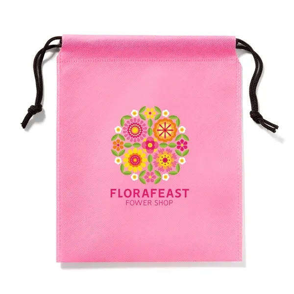 Full Color Non-Woven Drawstring Pouch - Full Color Non-Woven Drawstring Pouch - Image 2 of 7