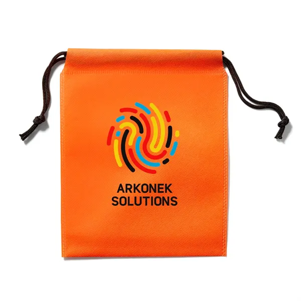Full Color Non-Woven Drawstring Pouch - Full Color Non-Woven Drawstring Pouch - Image 3 of 7