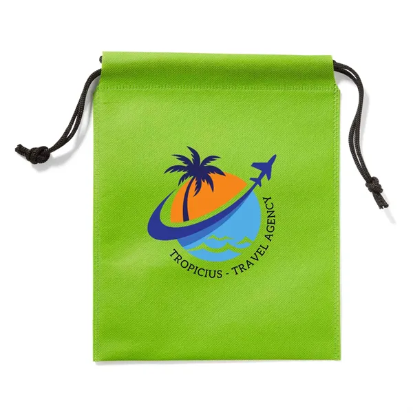 Full Color Non-Woven Drawstring Pouch - Full Color Non-Woven Drawstring Pouch - Image 4 of 7