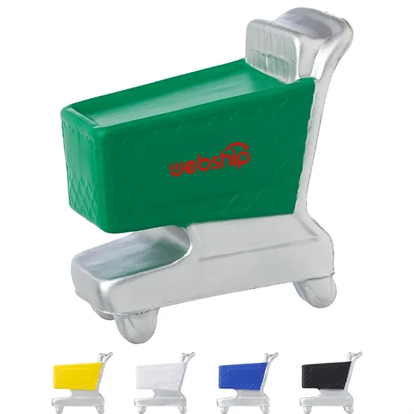 Grocery Cart Shaped Stress Relievers Balls - Grocery Cart Shaped Stress Relievers Balls - Image 0 of 5