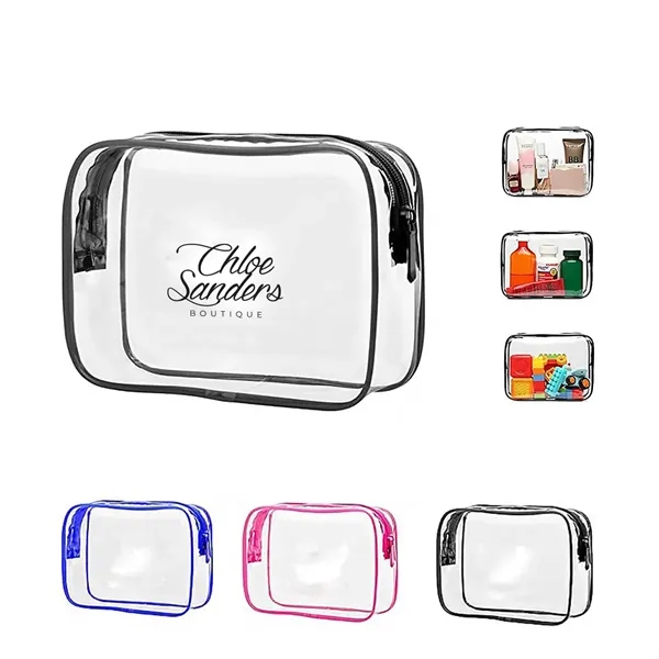 Clear Travel Toiletry Bag - Clear Travel Toiletry Bag - Image 0 of 4