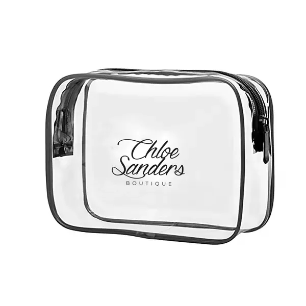 Clear Travel Toiletry Bag - Clear Travel Toiletry Bag - Image 1 of 4