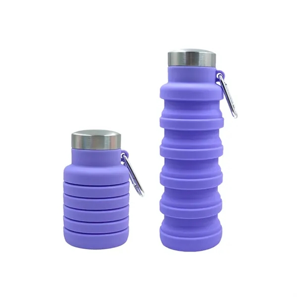 16 Oz.Collapsible Silicone Bottle - 16 Oz.Collapsible Silicone Bottle - Image 1 of 4