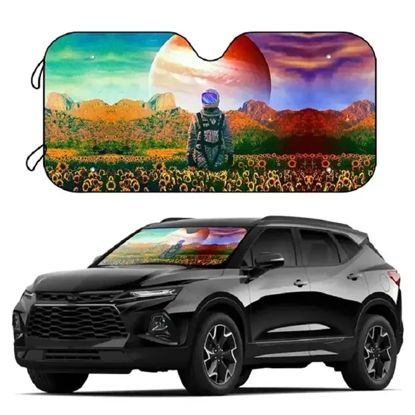 Full Printing Car Windshield Sun Shade - Full Printing Car Windshield Sun Shade - Image 1 of 2