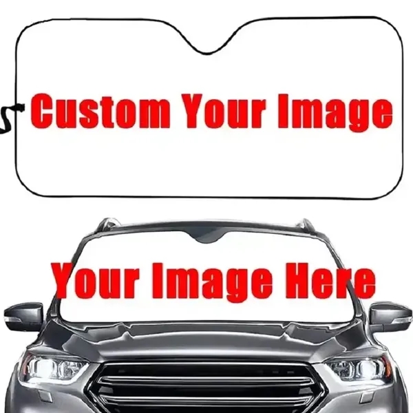 Full Printing Car Windshield Sun Shade - Full Printing Car Windshield Sun Shade - Image 2 of 2