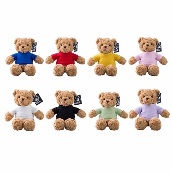 Custom Plush Teddy Bear with T-Shirt - Custom Plush Teddy Bear with T-Shirt - Image 2 of 2