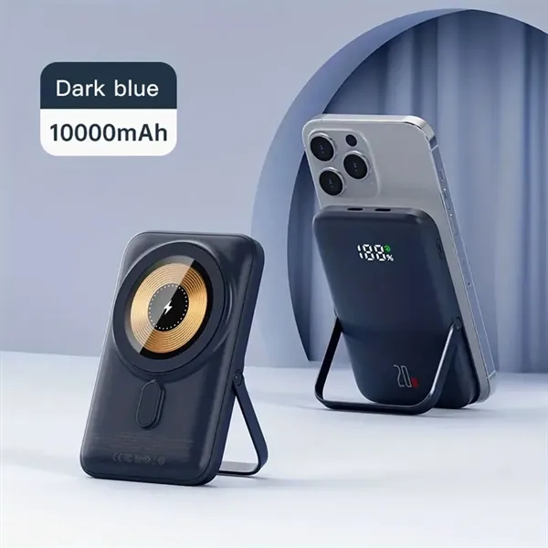 1W Power Bank with Magnetic Wireless Charger & Stand - 1W Power Bank with Magnetic Wireless Charger & Stand - Image 7 of 7