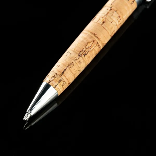 Creative Wood Grain Metal Rotating Ballpoint Pen - Creative Wood Grain Metal Rotating Ballpoint Pen - Image 2 of 4