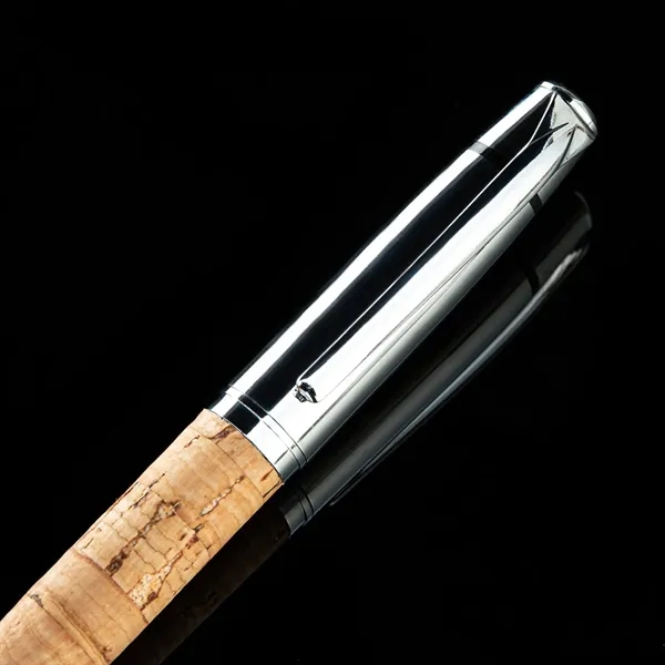 Creative Wood Grain Metal Rotating Ballpoint Pen - Creative Wood Grain Metal Rotating Ballpoint Pen - Image 3 of 4