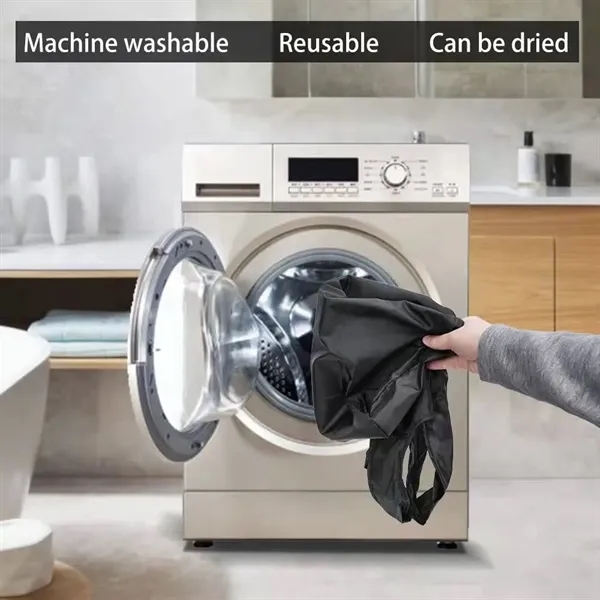 Reusable Foldable Polyester Shopping Bag - Reusable Foldable Polyester Shopping Bag - Image 3 of 4