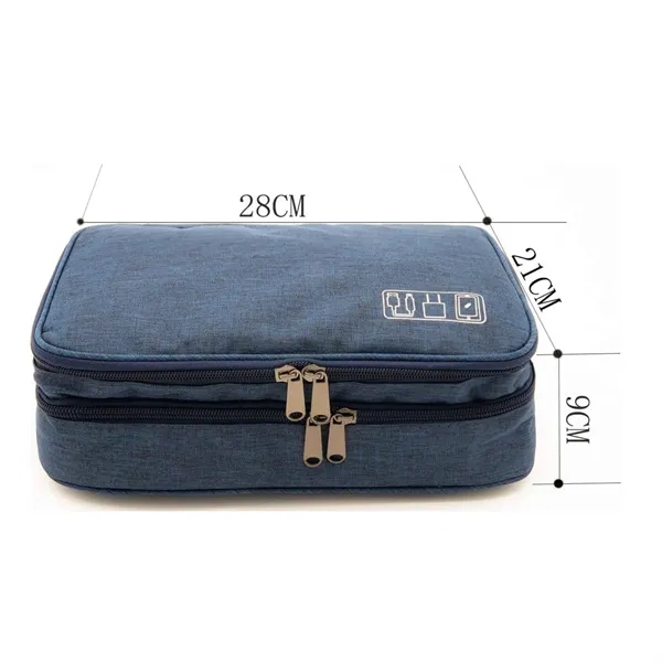 Electronics Organizer Travel Case Carrying Bag - Electronics Organizer Travel Case Carrying Bag - Image 1 of 6