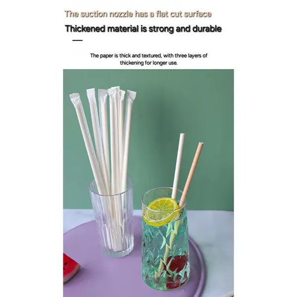 Biodegradable Eco-Friendly Drinking Straws - Biodegradable Eco-Friendly Drinking Straws - Image 7 of 9