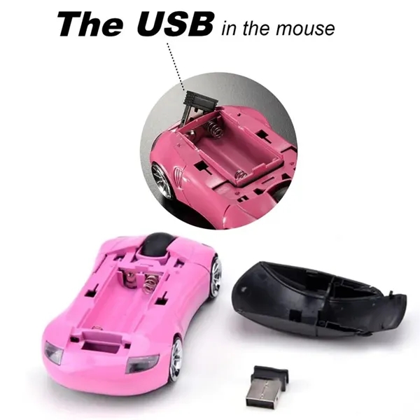 USB Wireless Car Mouse - USB Wireless Car Mouse - Image 3 of 4