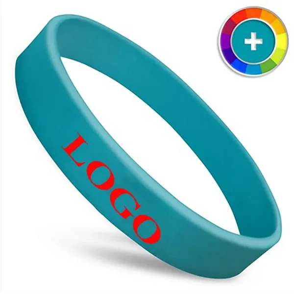 Sports Custom Adult Rubber Wristband Silicone Bracelet - Sports Custom Adult Rubber Wristband Silicone Bracelet - Image 0 of 3
