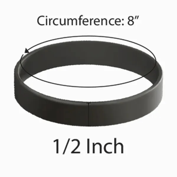 Sports Custom Adult Rubber Wristband Silicone Bracelet - Sports Custom Adult Rubber Wristband Silicone Bracelet - Image 2 of 3