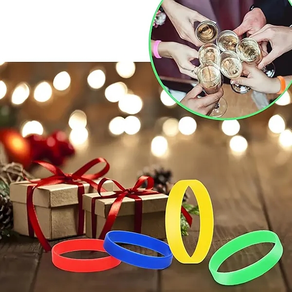 Sports Custom Adult Rubber Wristband Silicone Bracelet - Sports Custom Adult Rubber Wristband Silicone Bracelet - Image 3 of 3