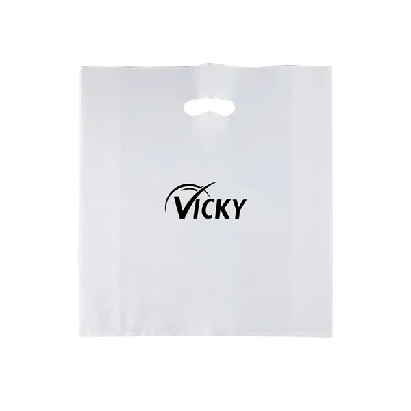 Die Cut Fold-Over Reinforced Plastic Bag - Die Cut Fold-Over Reinforced Plastic Bag - Image 0 of 4