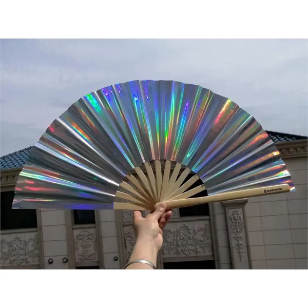 Handheld PVC Fan - Handheld PVC Fan - Image 0 of 4