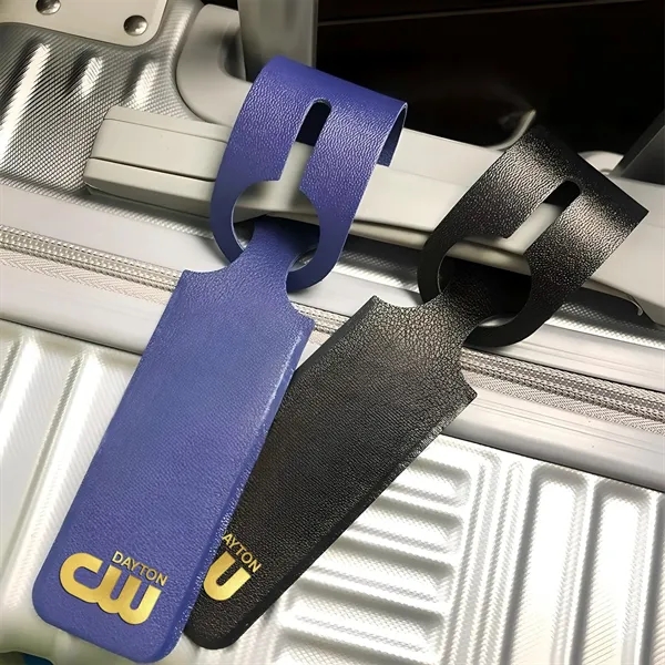 Strip Hanging PU Leather Luggage Tag - Strip Hanging PU Leather Luggage Tag - Image 6 of 15