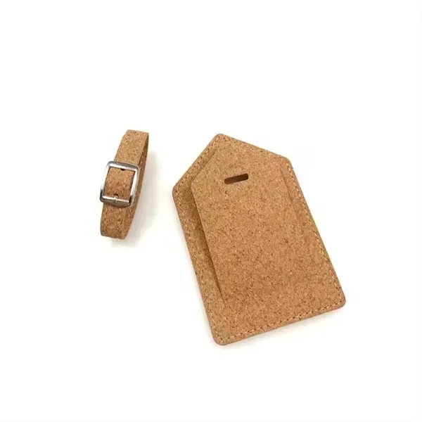 Eco-Friendly Cork Personalized Luggage Tag - Eco-Friendly Cork Personalized Luggage Tag - Image 2 of 8