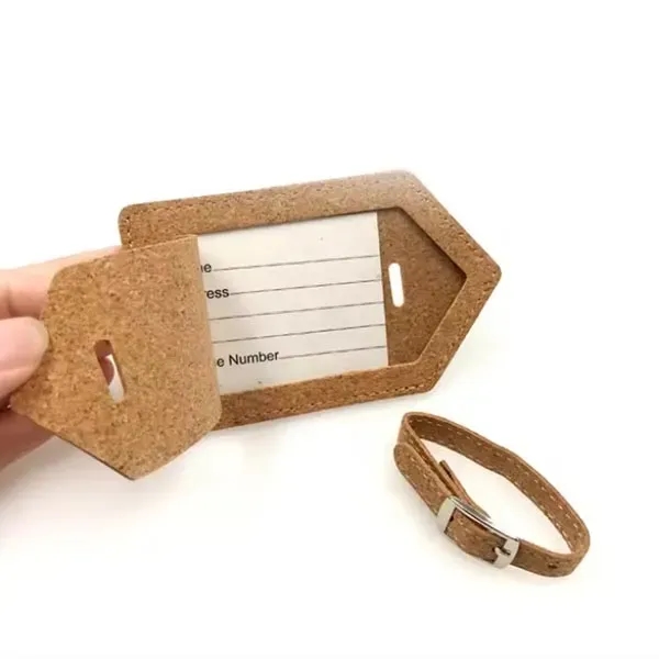 Eco-Friendly Cork Personalized Luggage Tag - Eco-Friendly Cork Personalized Luggage Tag - Image 8 of 8