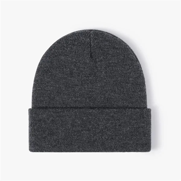 Winter Knit Cuffed Beanie Hat - Winter Knit Cuffed Beanie Hat - Image 5 of 6