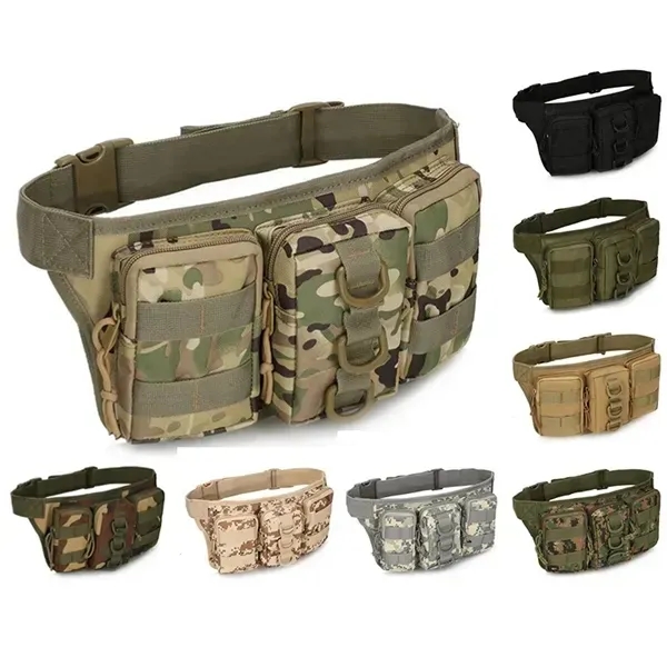 Utility Camouflage Tactical Waist Pack - Utility Camouflage Tactical Waist Pack - Image 0 of 4