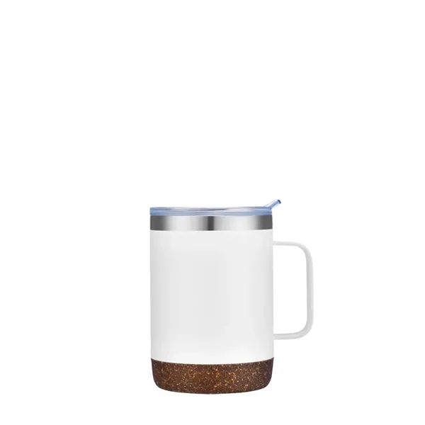 Slate 12 oz Vacuum Mug with Cork Bottom - Slate 12 oz Vacuum Mug with Cork Bottom - Image 2 of 5