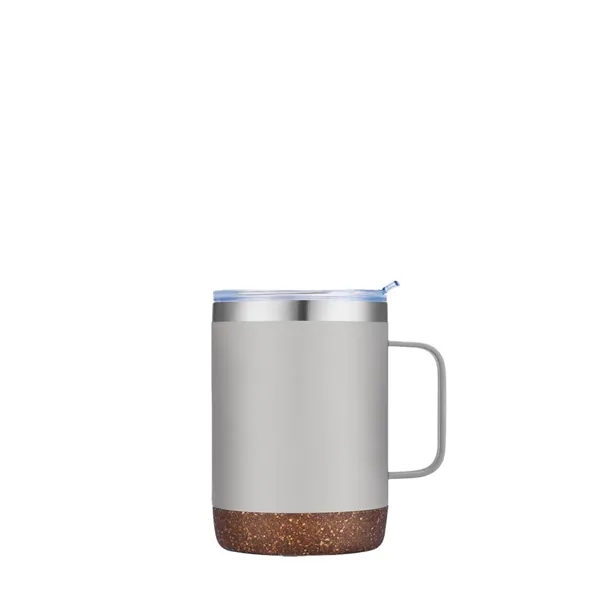 Slate 12 oz Vacuum Mug with Cork Bottom - Slate 12 oz Vacuum Mug with Cork Bottom - Image 3 of 5