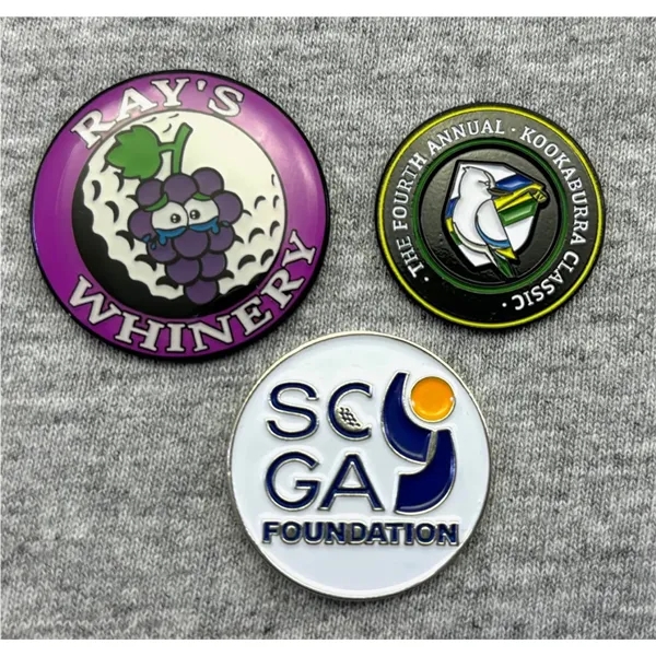 1/2 inch custom die struck golf ball marker - 1/2 inch custom die struck golf ball marker - Image 2 of 4