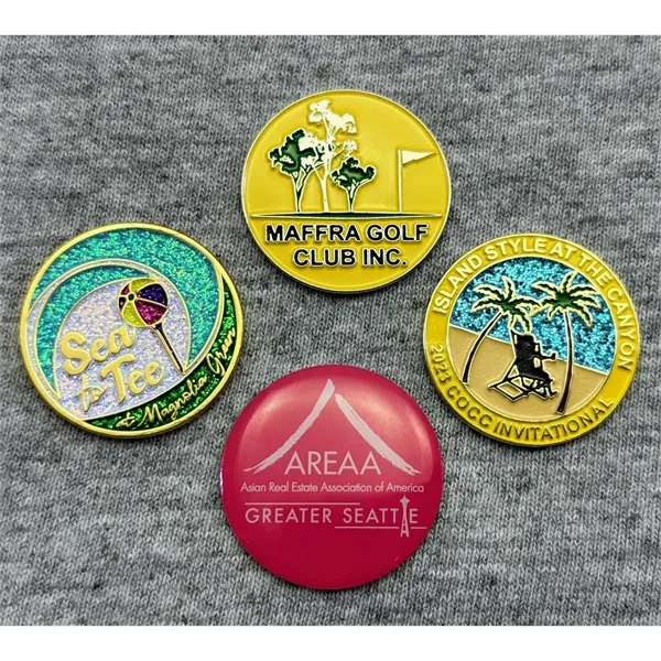 1/2 inch custom die struck golf ball marker - 1/2 inch custom die struck golf ball marker - Image 4 of 4